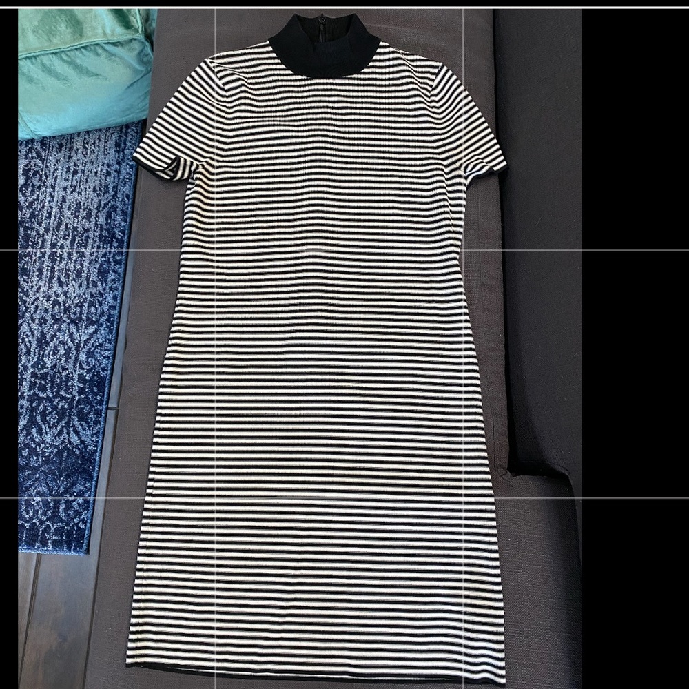 Michael Kors striped bodycon